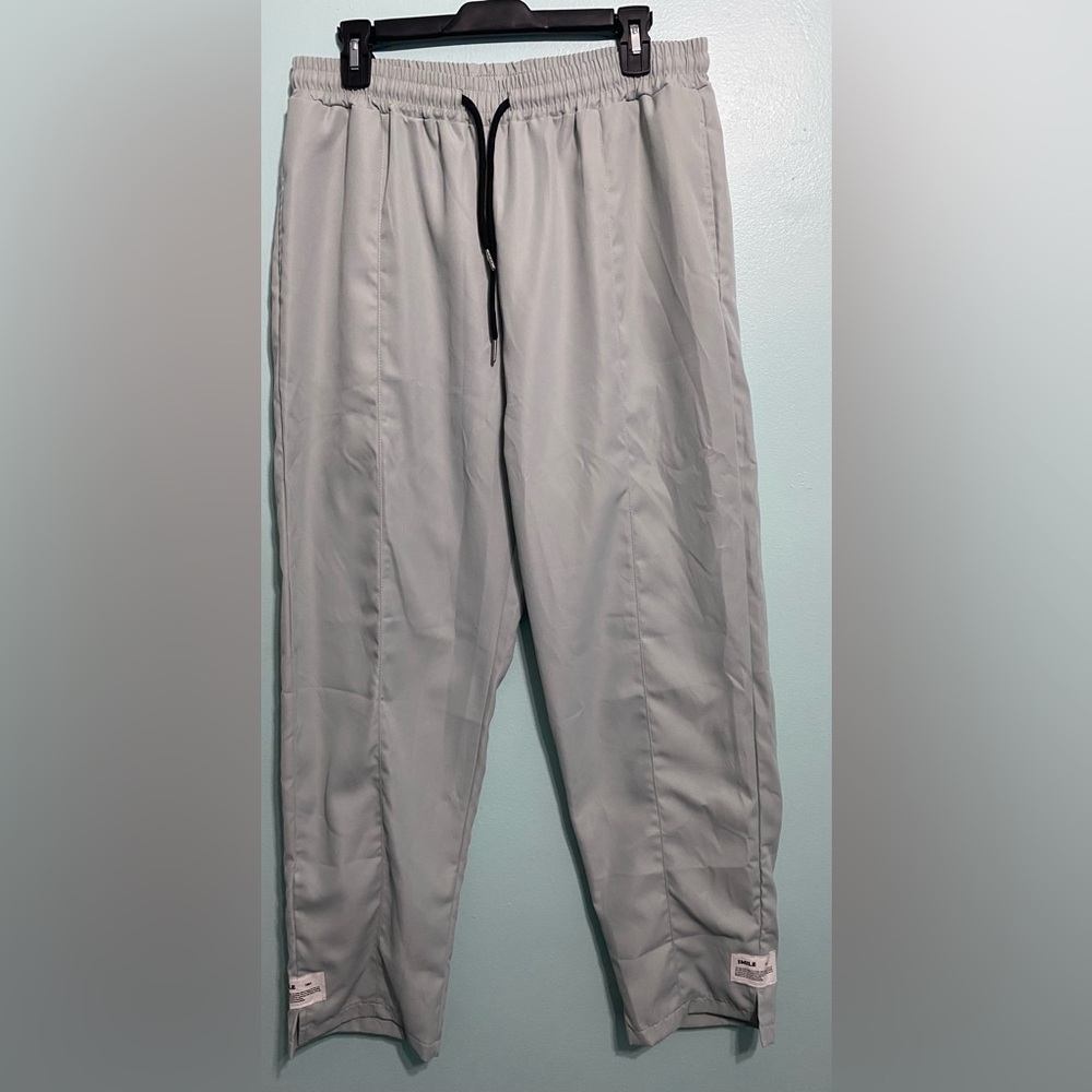 Men's Black and Gray Pants Duo